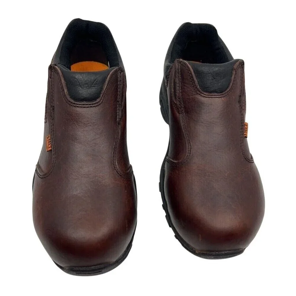 Thorogood Unisex Adults I-Met2 Work Safety Boots Brown Leather Ankle M4 W6 M New